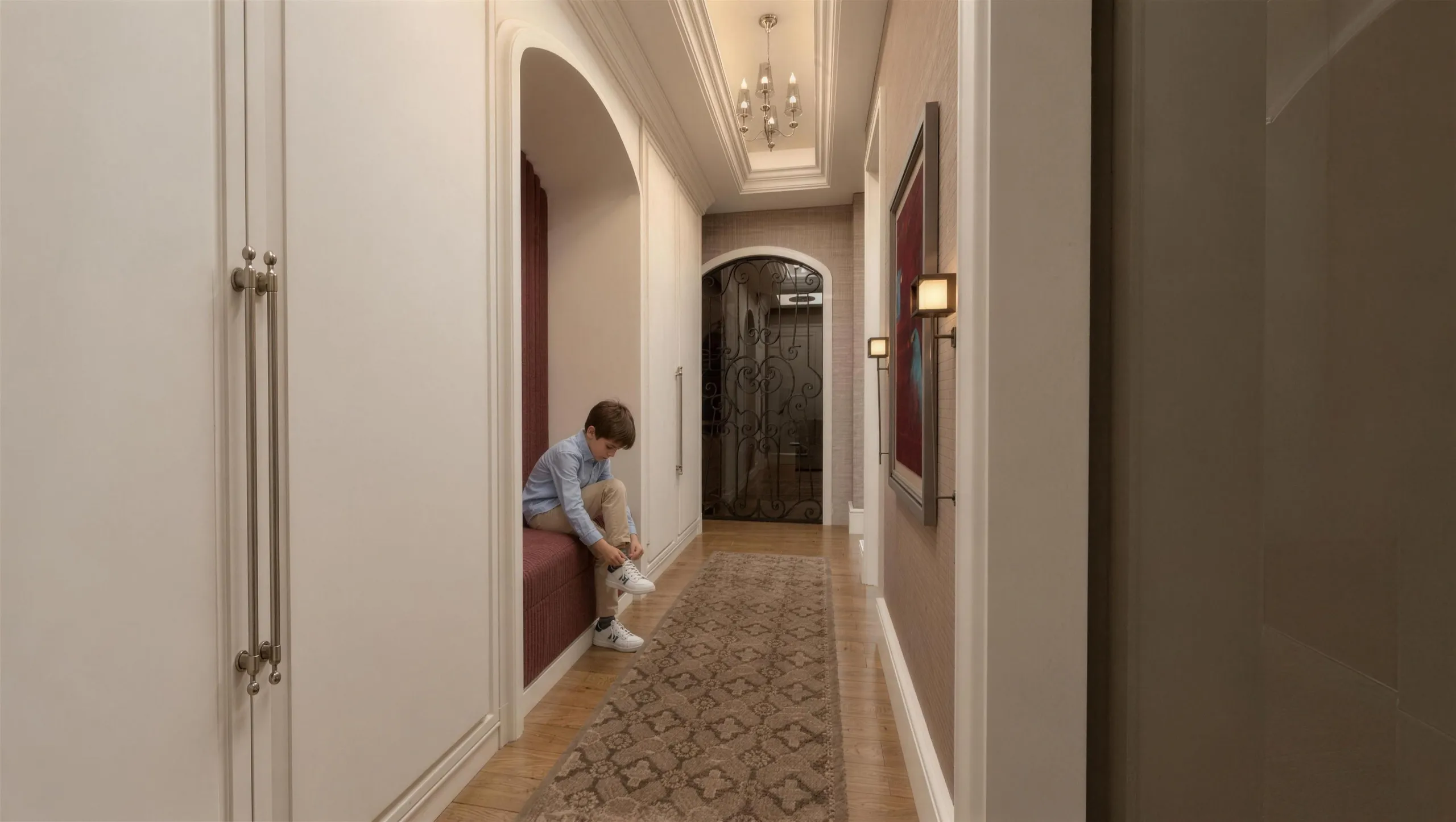Villa · Üst antre ve geçiş
