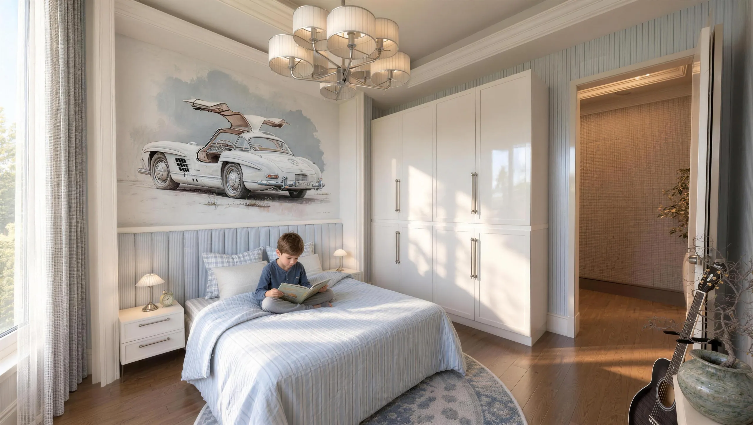 Villa · Mavi çocuk odası