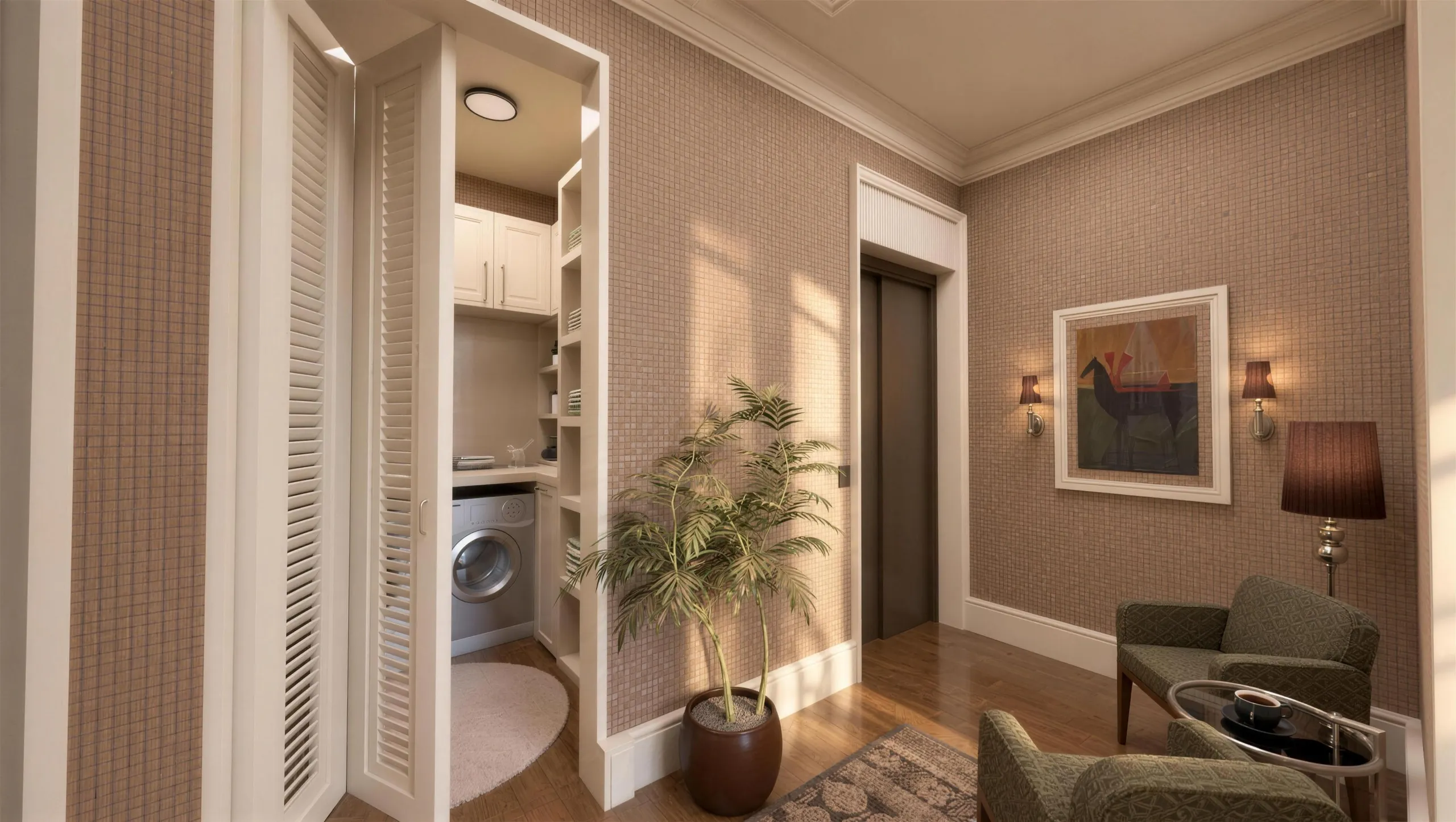 Villa · Üst antre ve geçiş