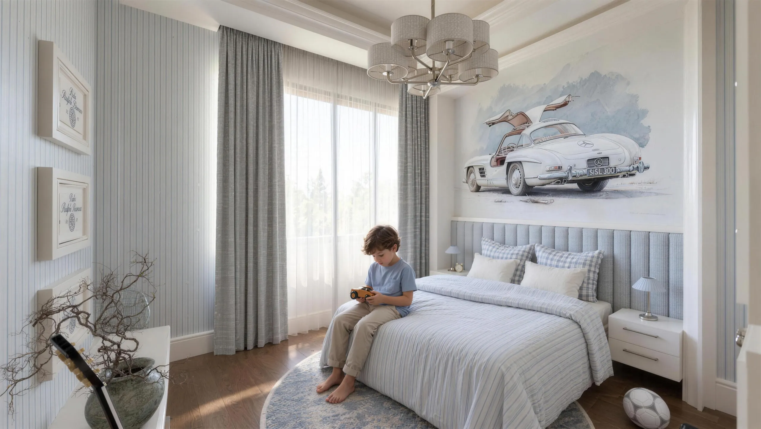 Villa · Mavi çocuk odası