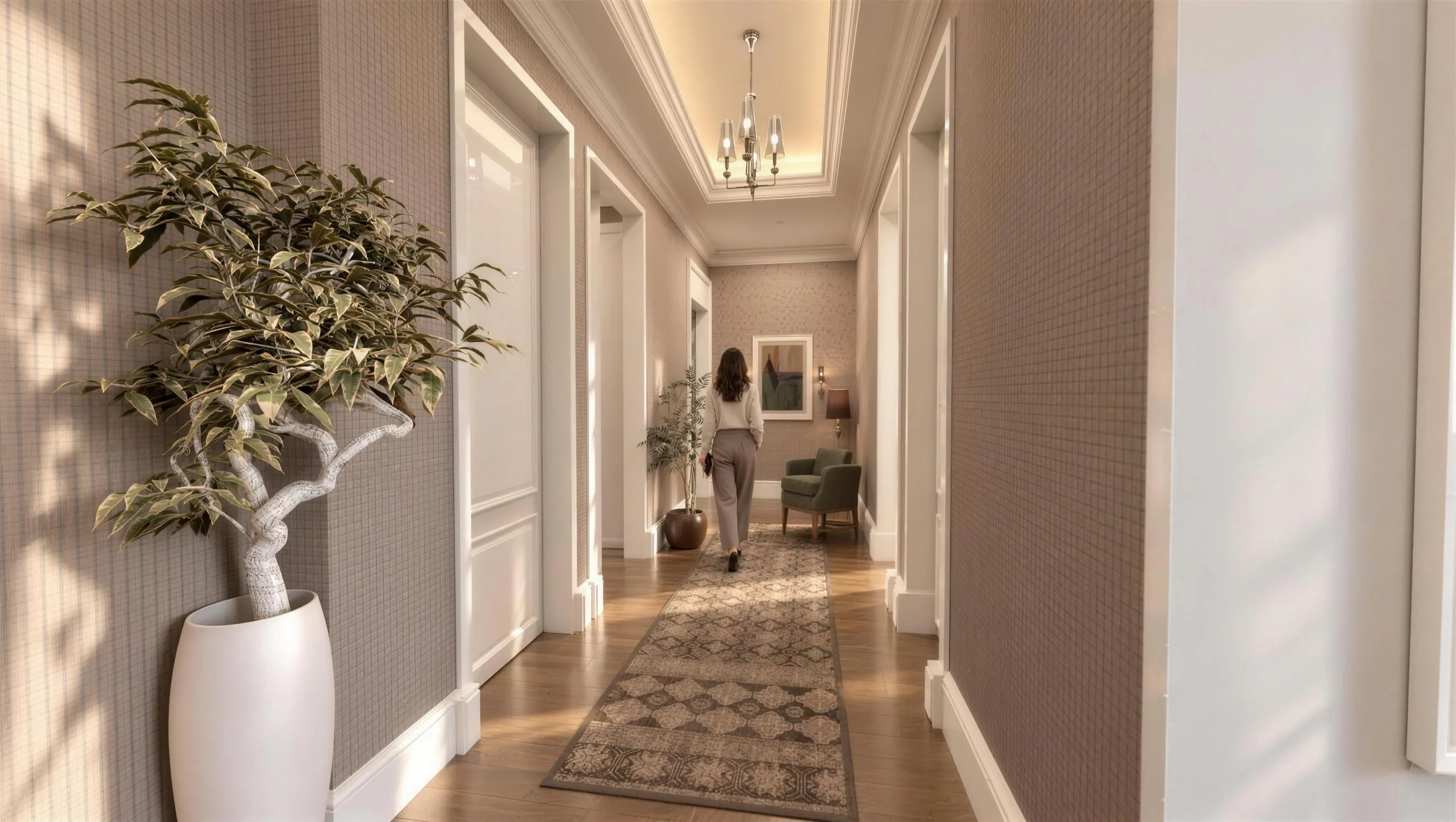Villa · Üst antre ve geçiş