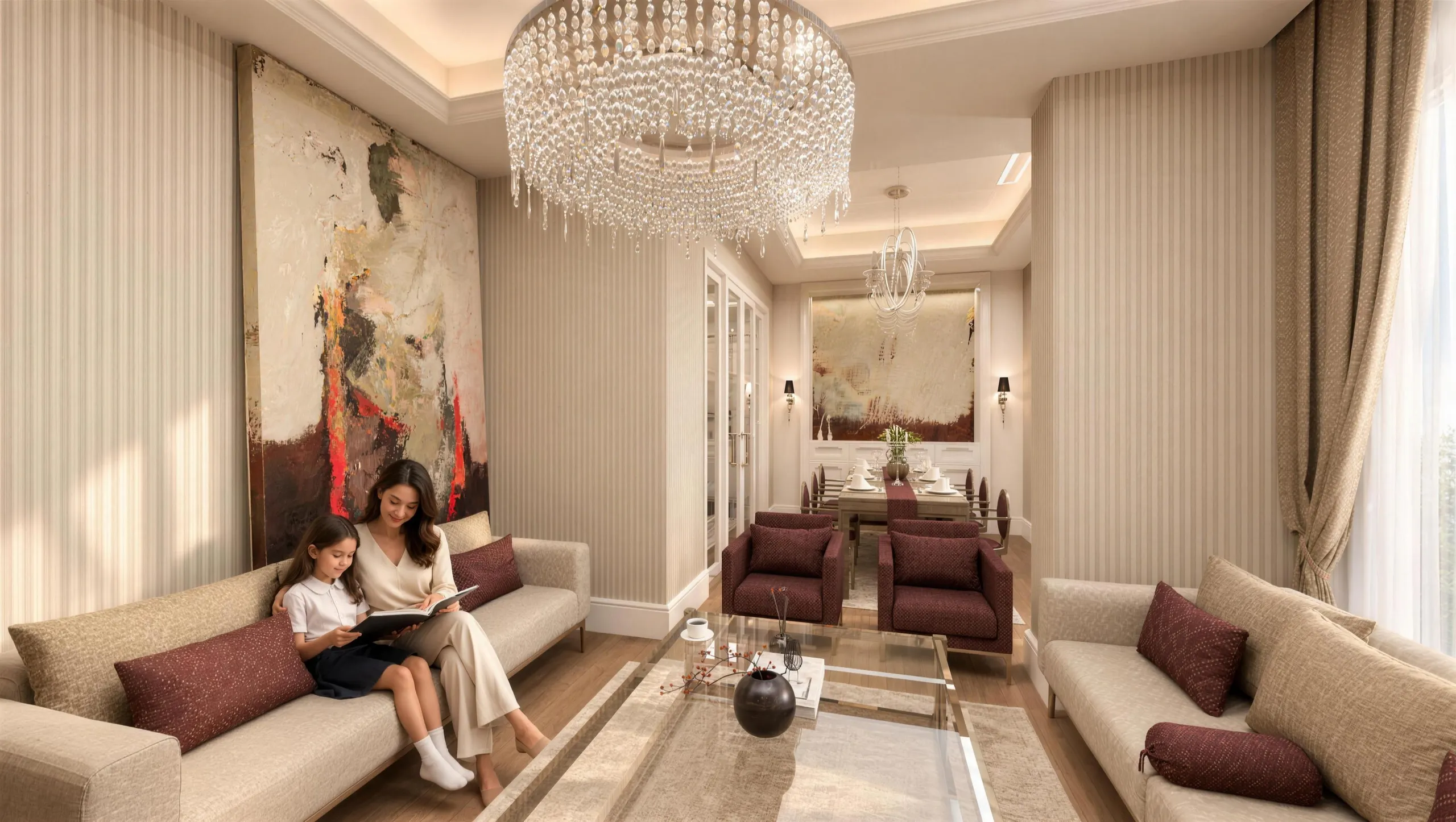 2+1 · Living and dining